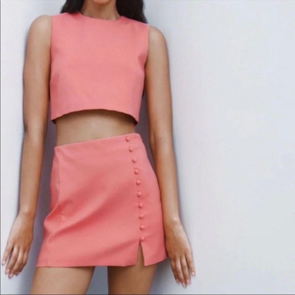Zara pink skirt